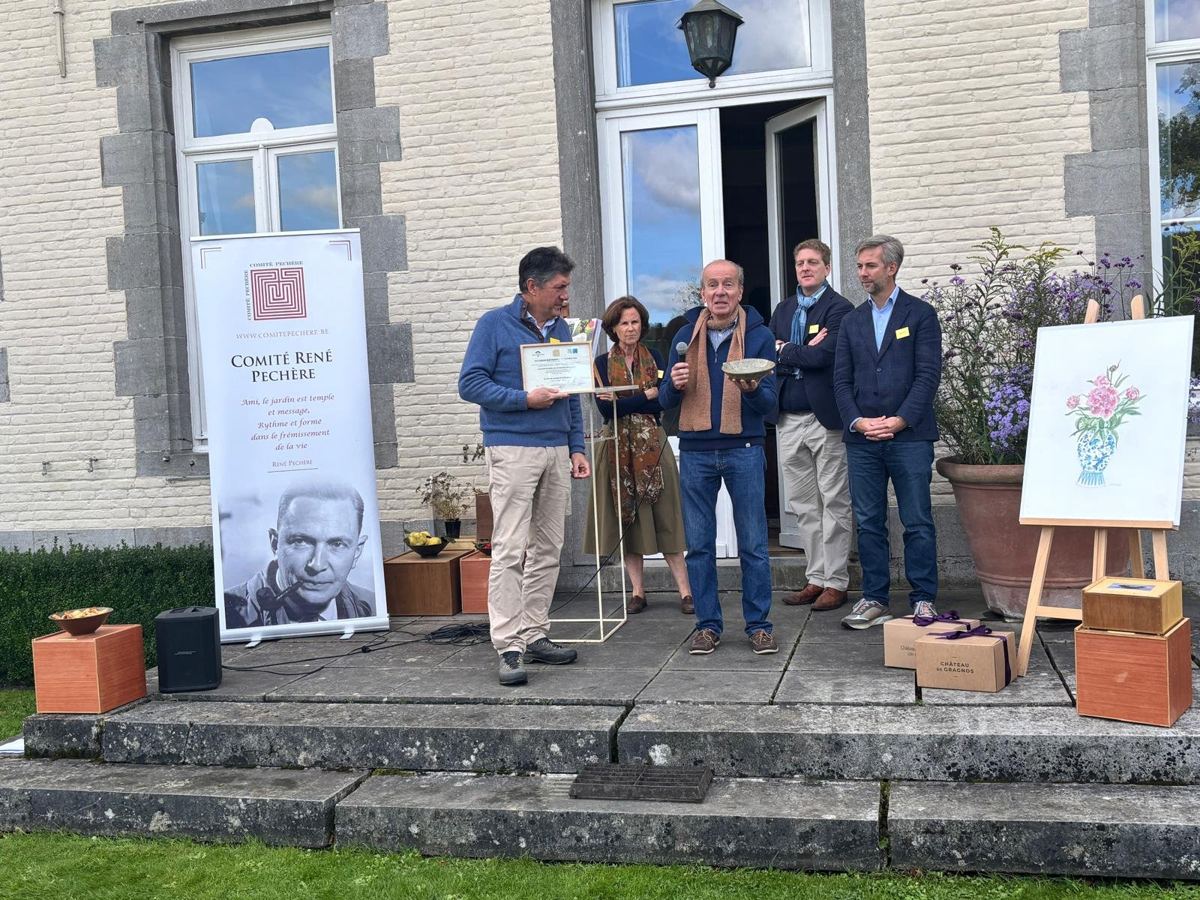 Le Prix littéraire René Pechère, reçu par Yves Limauge au nom des auteurs